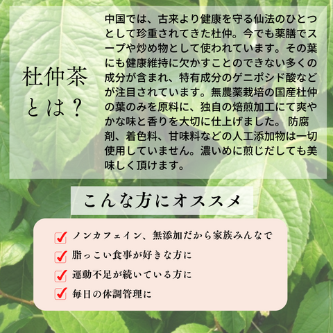 国産杜仲茶